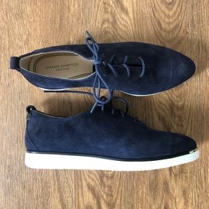 Cole Haan Grand Ambition Suede Lace-up Oxford Sneaker